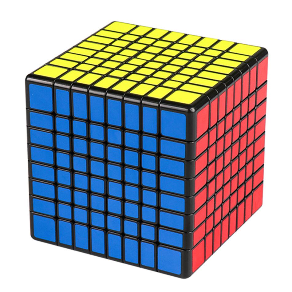 Meilong Speedcube Professional черный и наклейка Moyu 8x8x8 7x7x7 6x6x6 Magic Cube MofangJiaoshi 4x4 5x5 Скоростная игрушка-головоломка