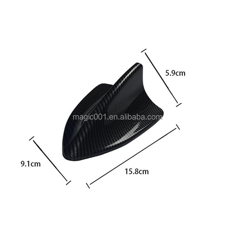 Shark Fin Car Antenna Universal Car Carbon Fiber Exterior Decorative Car Exterior Accessories