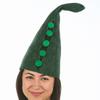 Polyester Halloween Cosplay Costume Prop Pea Wizard Role Play Caps  Photoshoot Accessory