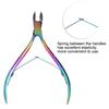 Colorful Stainless Steel Nail Dead Skin Removal Clipper Cuticle Scissors Manicure Pedicure Tool