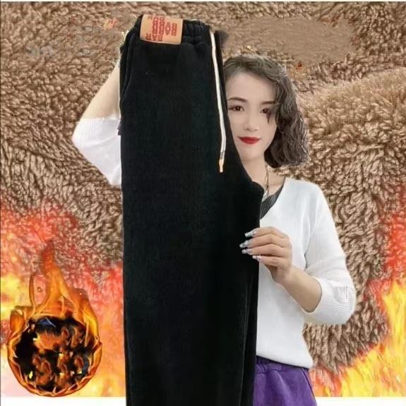 Супер толстые женские зимние плюшевые утолщенные теплые брюки свободные леггинсы повседневные спортивные брюки спортивные штаны женские джоггеры женские