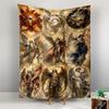 Celestial Angels and Divine Symbols Patterned tapestry for bedroom and living room home decor