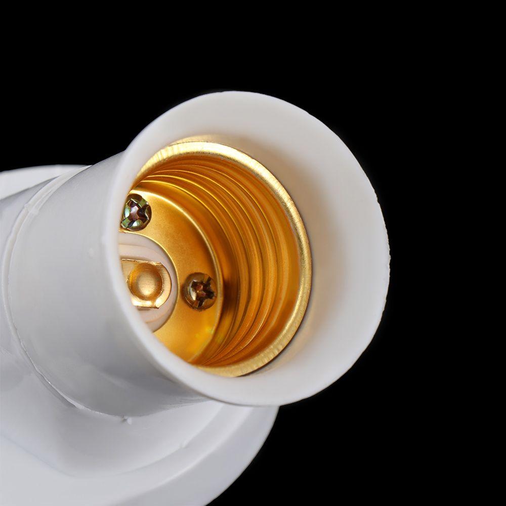 Прочное настенное крепление Пластиковое основание Гнездо с наклонным углом 45 градусов Адаптер Патроны для лампочек Основание для ламп