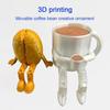 Mocha pot Coffee cup Ornament 3D Printing Home Decorations Coffee Bean Ornaments  Coffee Shop