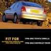 Front Rear Door And Handle Interior For Set Toyota Corolla 1998-2002 Prizm Beige