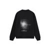 Мужская толстовка с круглым вырезом Li Ning Ink Splash Print Loose, черная AWDR447-1