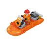 Rescue Rubber Boat Soldier MOC City SWAT Military Not Included MiniFigure Block Brick Model Building Kits Kids Education Toys
