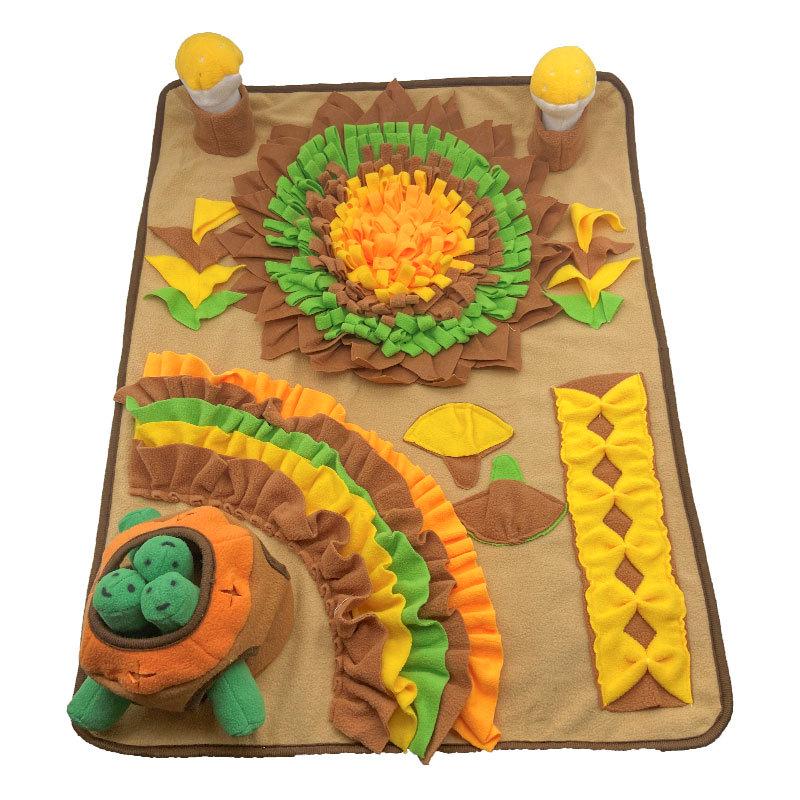 Pet Sniffing Mat: Dog Food Hiding Blanket & Boredom Relief Educational Toy