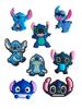 Джибитсы Стич 3D Лило и стич Lilo & Stitch 8 шт аксессуары для обуви крокс украшение