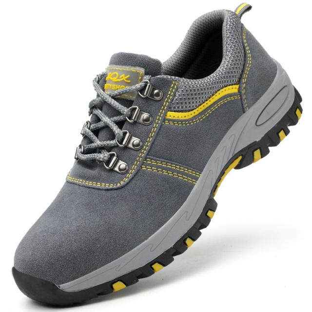 Indestructible Men Shoes Anti -Puncture Safety Shoes Work Sneakers Male Hiking Shoes Anti -Smash Steel Toe Shoes Security Footwear