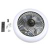 Ceiling Fan Light 6 Gear Wind Stepless Dimmable Quiet Modern Flush Mount Ceiling Fan with Light and
