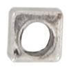 Metal Cube Bead 4x4 Mm Silvery (pack of 10)