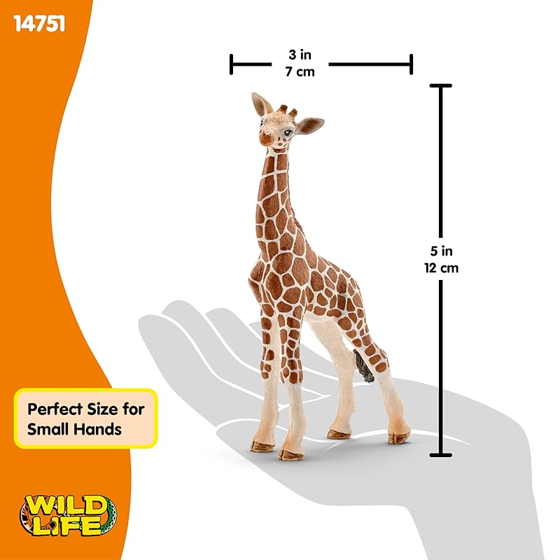 Фигурка Schleich Дикие животные Жираф Детеныш 14751
