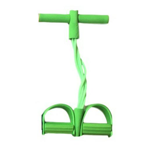 Многофункциональная фитнес-педаль для ног с 6 эспандерами для приседаний, тонизирования живота и упражнений для рук