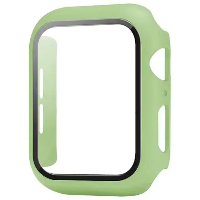 Стекло+Чехол Для Apple Watch 11/10 Чехол 46мм 42мм Ultra 3 2 49мм 44 45мм 41 40мм Защита Экрана Бампер iwatch series 9 8 7 5 SE