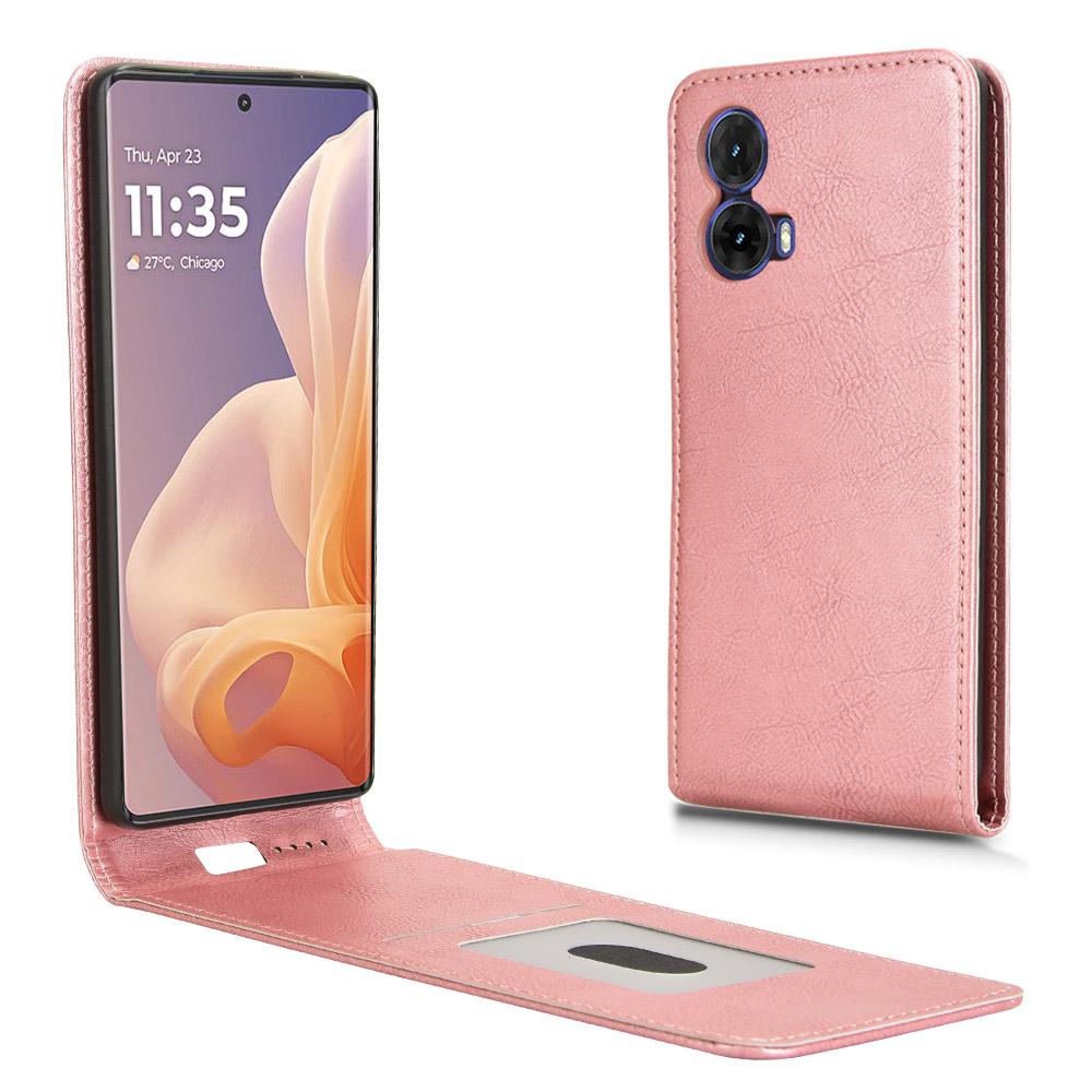 Чехол для Motorola Moto G85 5G/S50 Neo 5G с отделением для карт, магнитный вертикальный откидной кожаный чехол для телефона