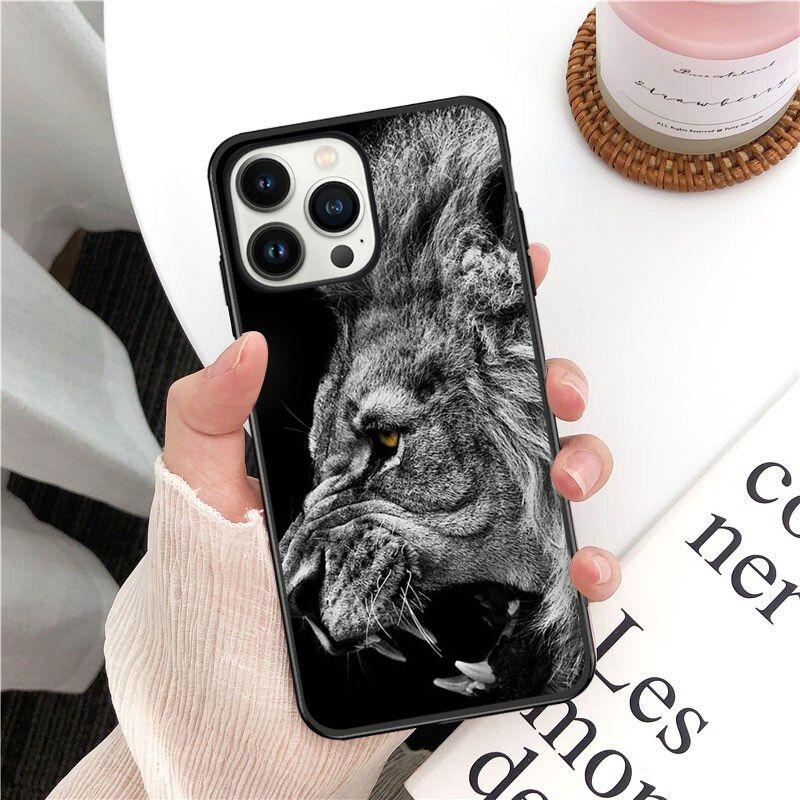 Мягкий чехол для телефона ASLAN LION THE CHRONICLES для iPhone 14pro 11pro 12 13pro max 5s 6s xs 7 8plus SE xr 12mini Coque Cases