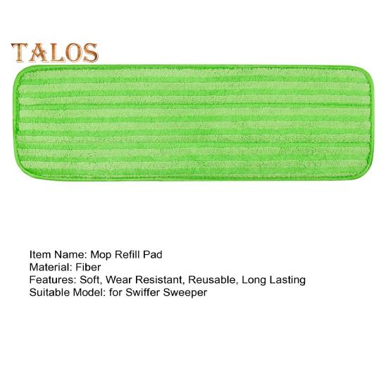 Многоразовая сменная накладка для швабры из микрофибры, высоко впитывающая, быстросохнущая, простая в установке, сменная насадка для швабры для пола, сменная насадка для подметальной машины Swiffer