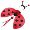 Foldable Wings Ladybug Costume Headband Performance Costumes  Party Dress Up
