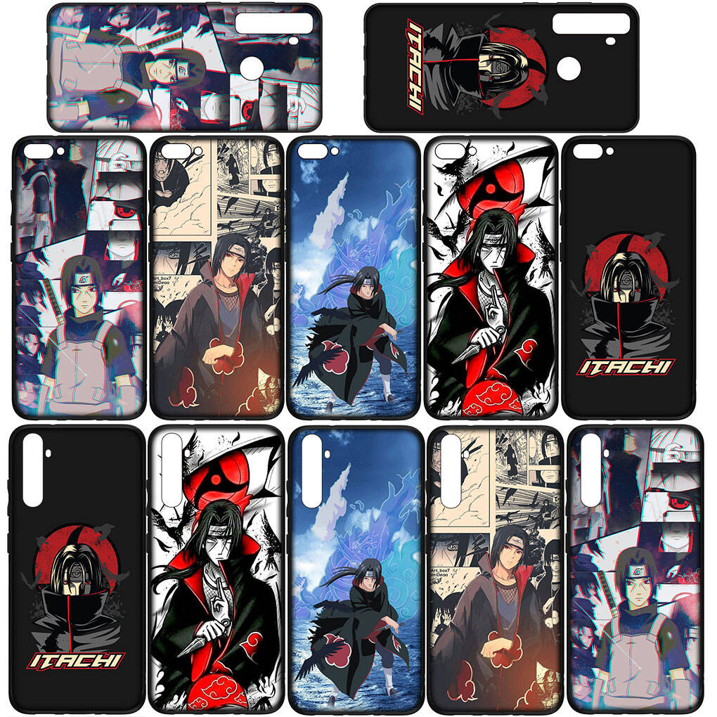 Phone Case for iPhone 17 15 16 Plus Redmi Note 14 12 11 13 Pro Max Huawei P30 P20 Lite Y9 OPPO A60 A40 A80 Wallpaper Itachi Uchiha Sasuke Naruto Cover