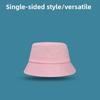 Простая шляпа рыбака однотонная и с двусторонним дизайном для повседневной носки