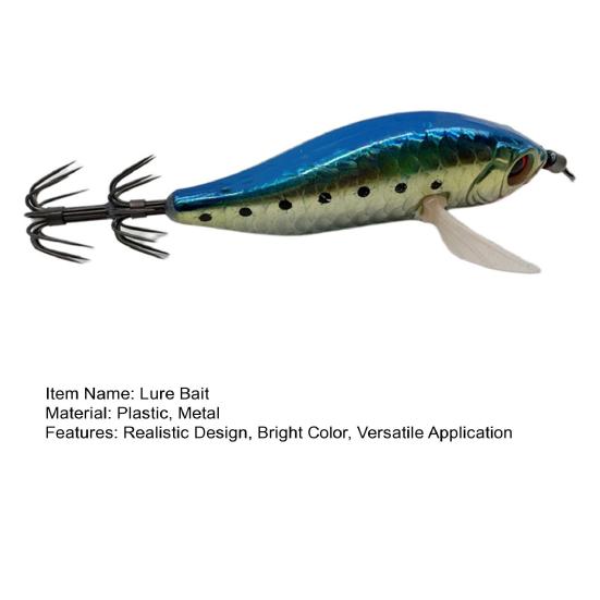 Рыболовная приманка Острый крючок Реалистичный дизайн Яркий цвет Рыболовные снасти с бородками