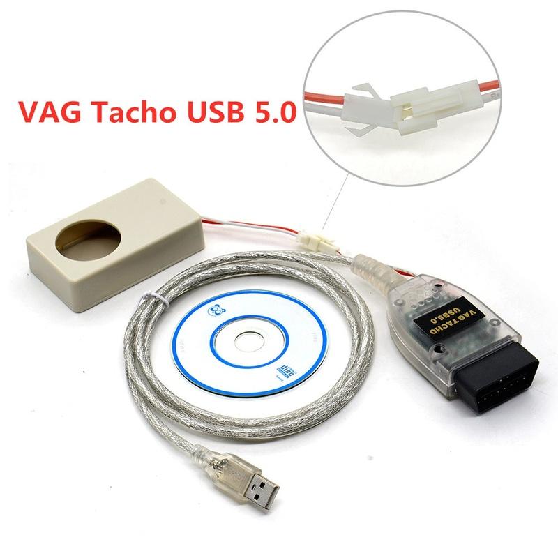 Top-Rated VAG Tacho USB Version V5.0 For NEC MCU 24C32 or 24C64 VAG Tacho USB V5.0 ECU Chip Tunning Tool VAGTacho 5.0