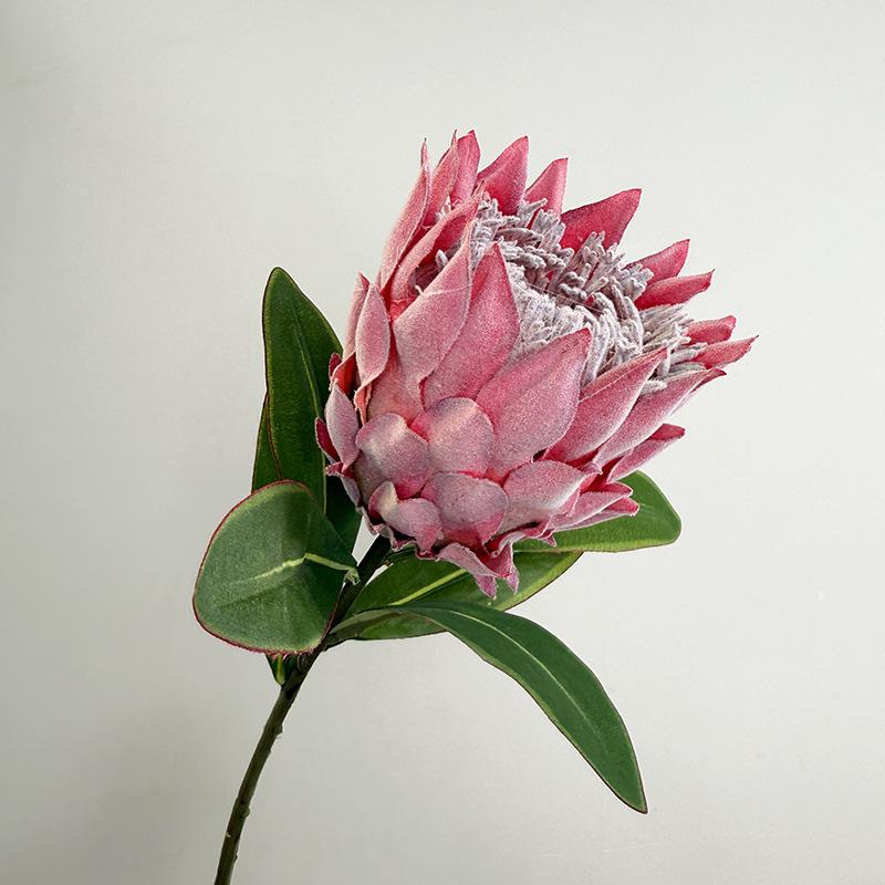 Большой искусственный цветок артишока Декорация Высококачественный имитированный цветок Императора Южноафриканский цветок Бодхи Свадебные Домашние Декоры