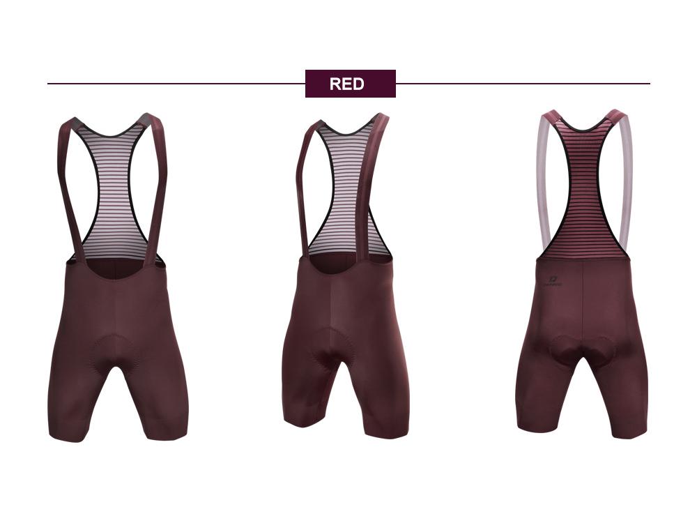 Летние велосипедные шорты-бибы Yongwei Darevie с противоскользящим эффектом - Высокоэластичные, цельные для горного/шоссейного велосипеда.