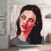 Jennifer’S Body Art Shower Curtain By Karyn Kusama, Vibrant Colors, Polyester With Grommets, Modern Contemporary Bathroom Decor