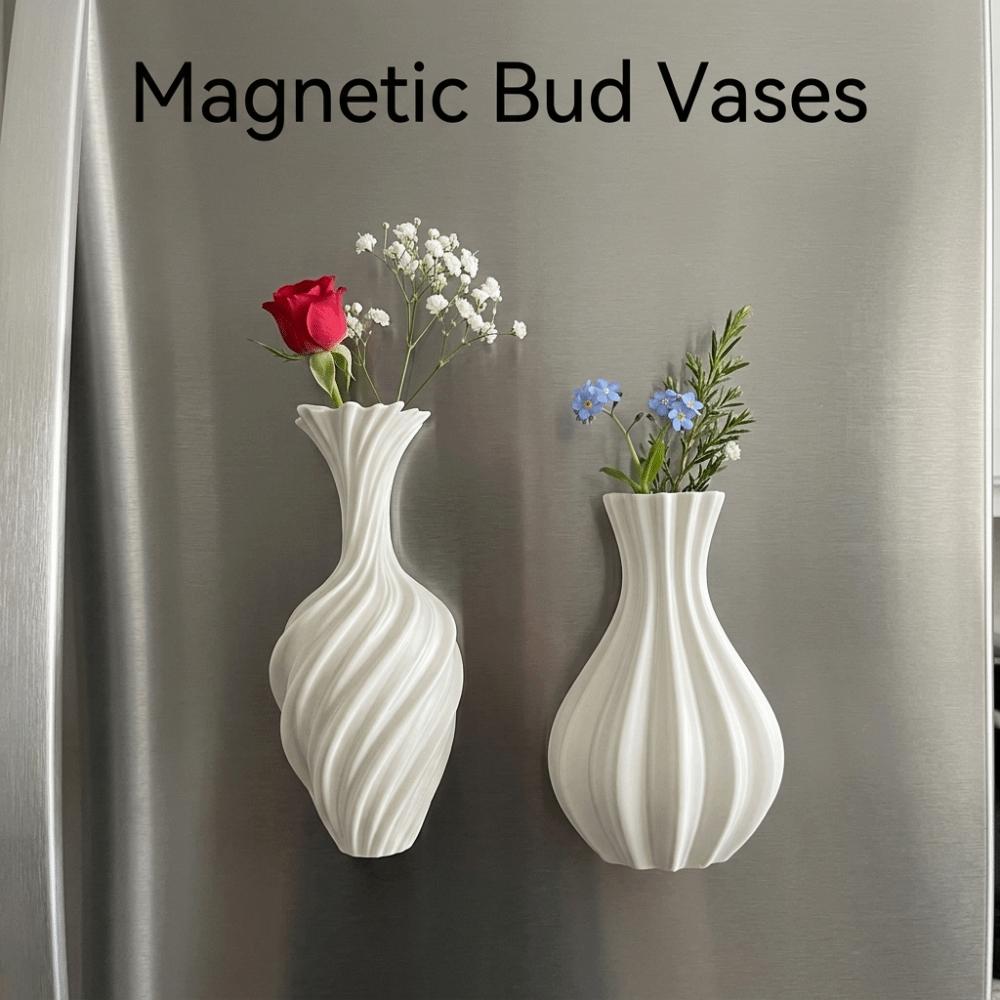 DIY Mini Vase Magnets 3D Printing Vase Fridge Stickers Home Decor Fridge Decor Magnets Gift