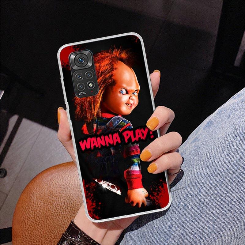 Чехол для телефона Chucky Child's Play для Xiaomi Redmi Note 15 14 13 12S 12 11 Pro Plus 14S 11S 11E 10 10S 11T 5G Персонализированный чехол Re