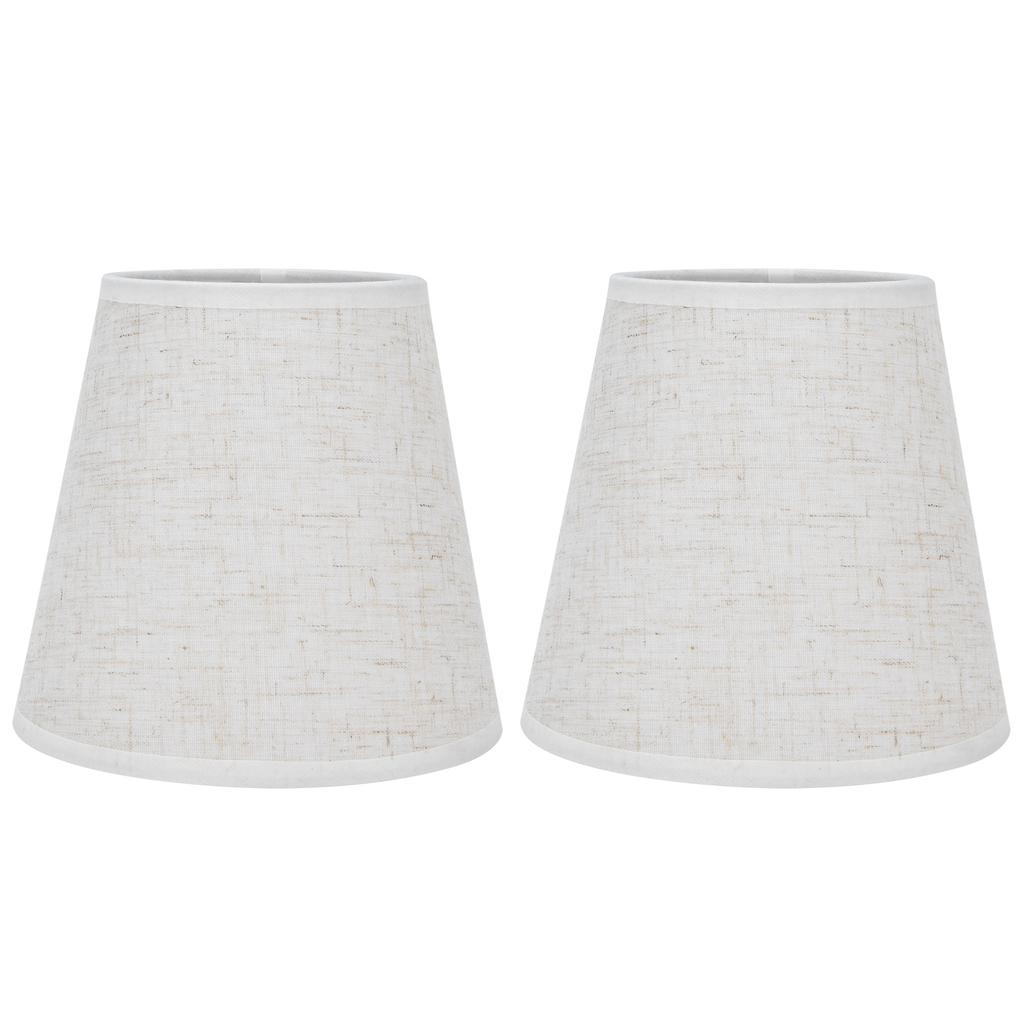 2 шт. абажур для настольной лампы, тканевый зажим на абажуре для E14, винтовой подсвечник, лампа, люстра