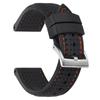 Soft Silicone Rubber Watch Strap 20mm 22mm 24mm Men Women Sport Waterproof Breathable Wrist Band Solid Matte Buckle Bracelet