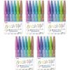 Кисть Pentel, Маркер Touch Sign, Набор из 6 цветов, C, 5 шт., SES15C-6STC