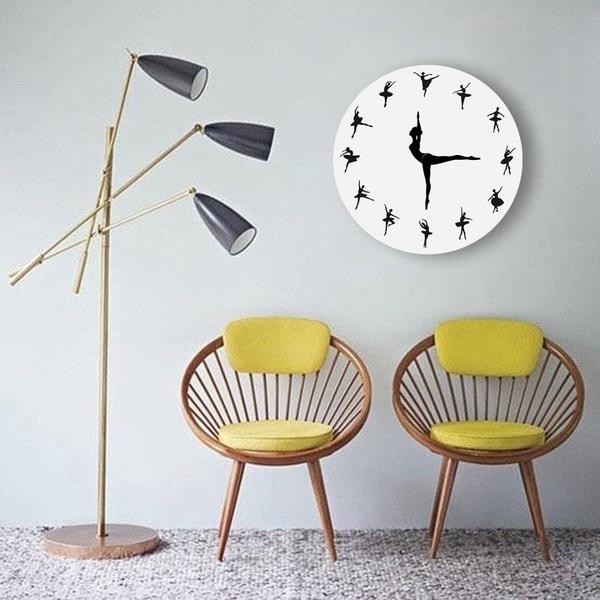 Новинка, 1 шт., настенные часы для создания танцевального балета, домашний декор, настенный декор