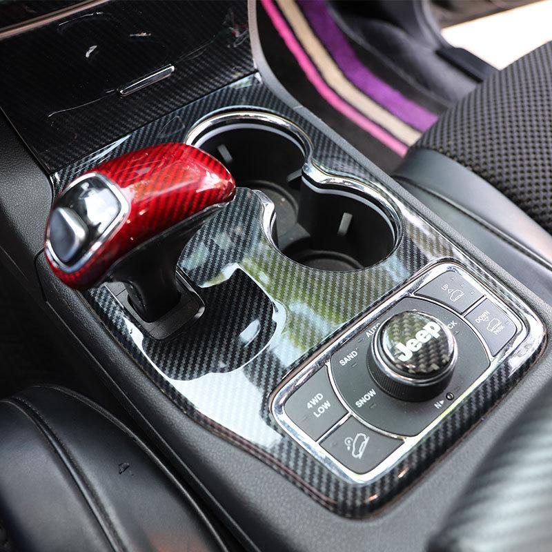 Отделка рамы навигации из углеродного волокна для салона Grand Cherokee 14-15