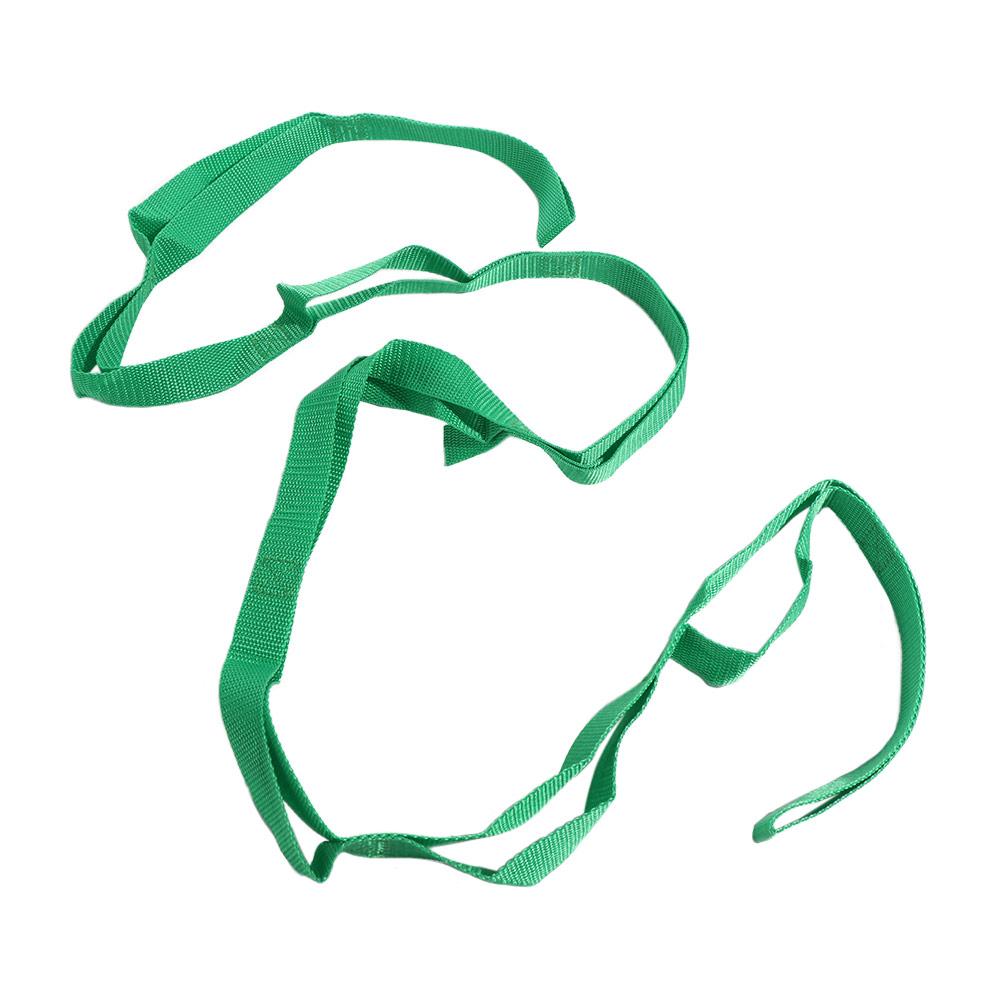 Breathable Yoga Stretch Band 10 Loops Yoga Resistance Band Non-Elastic Stretch Straps Pilates