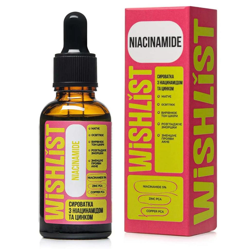 Набор сывороток для жирной кожи и расширенных пор WiSHLiST