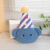 Adorable Bear Plush Toy With Cute Chef Dog And Cartoon Elephant For Office Desk Decor And Birthday Gift
