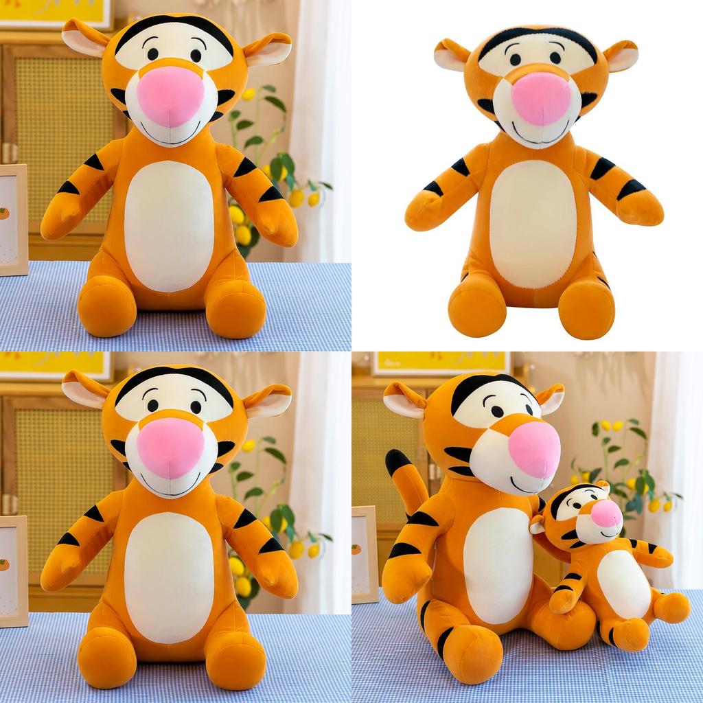 Charming Jumping Tiger Plush Toy With Crystal Soft Fleece Perfect For Kids And Collectors