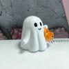 Милая фигурка привидения - Новое украшение на Хэллоуин, Креативный домашний декор, Удобное изделие из смолы для настольной экспозиции Интересное