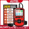 Сканер Autel AutoLink AL549 OBD2 Читатель кодов с функцией считывания/стирания DTC для ABS Универсальный тестер автомобильного аккумулятора с отображением данных в реальном времени