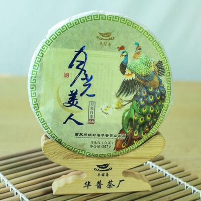 Yunnan Puerh Tea Moonlight Beauty Белый чай Пуэр Чайный торт 357g/12.59oz