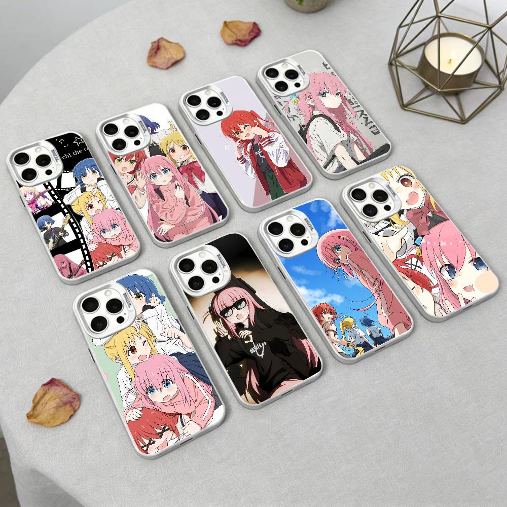 Anime Cute B-BOCCHI T-THE R-ROCK Phone Case For IPhone 16 17 15 14 12 13 Pro Max white Color Shockproof Cover