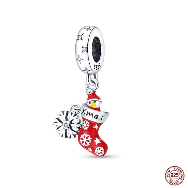 Новые стерлингового серебра 925 пробы красного цвета, подвески в форме сердца, бусины, ювелирные изделия на удачу, подарки