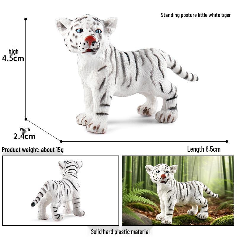 Cute Animal Models: Japanese Raccoon, Flying Squirrel, Monkey, Rabbit, Squirrel, Shiba Inu, Tiger, Lion, Lizard Toy Set