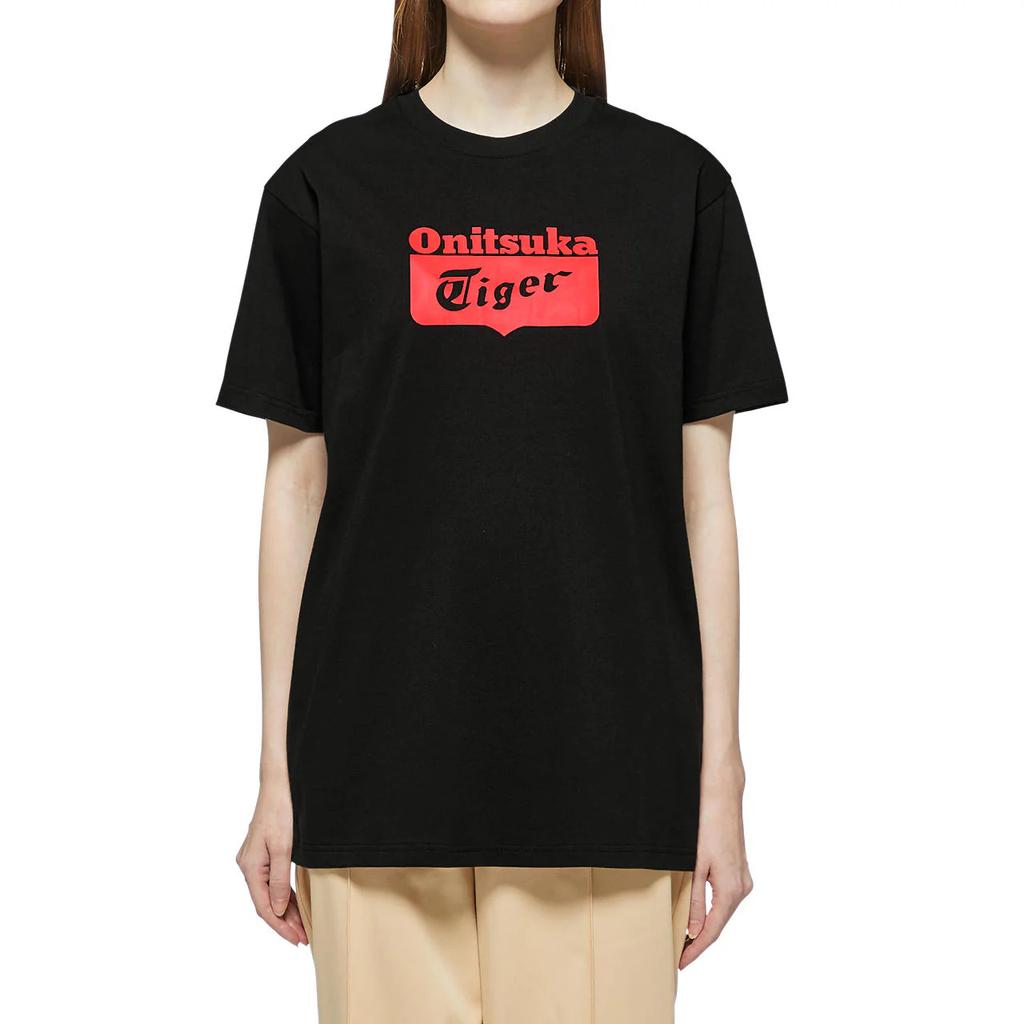 Onitsuka Tiger T Shirt Unisex Black 2183B453-002