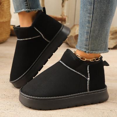 Новые домашние хлопковые тапочки, теплые и утолщенные, парные модели, простые осенне-зимние, комнатные, с закрытой пяткой и для дома