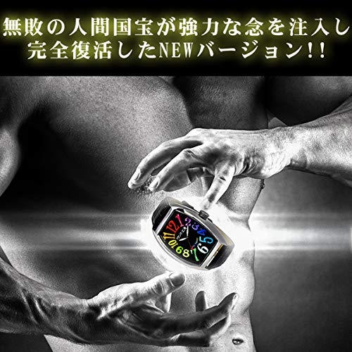 Frank Miura FRANKMIURA Часы Модель 6 Magnum Кожаный ремешок Черный FM06K-B Мужские